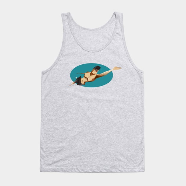 Swimmer Tank Top by Emre Karacan